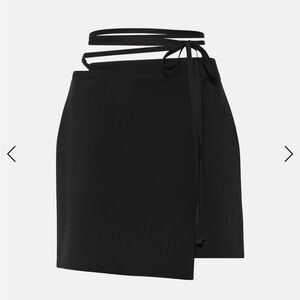 Sportmax Black Short Skirt